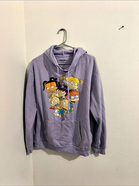 Nickelodeon Rugrats graphic hoodie Purple Graphic Hoodie adult XL